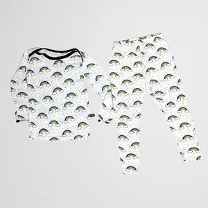 Blue Rainbow Bamboo Pajama set